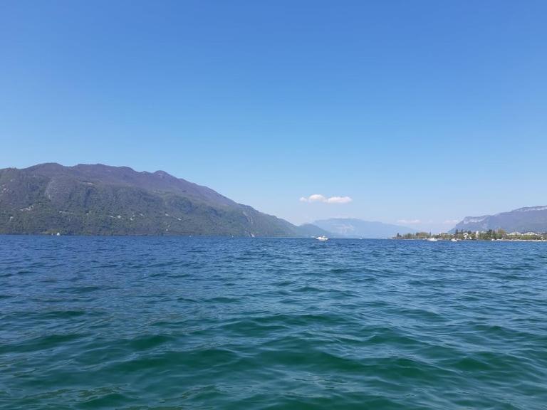 Le Lamartine, Vue Magnifique Face Au Lac Du Bourget エクスレバン エクステリア 写真